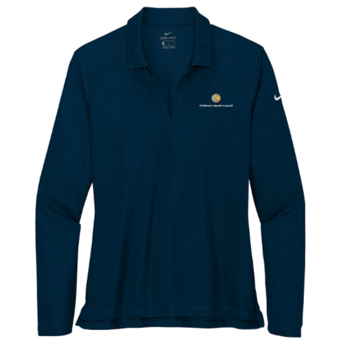 CHC - Nike Ladies Dri-FIT Micro Pique 2.0 Long Sleeve Polo